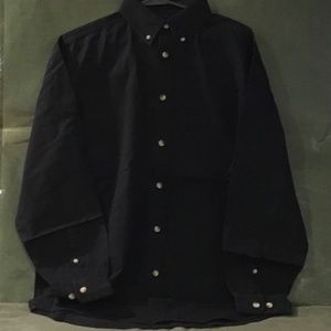 New Men’s LA Loving Black Button Down Dress Shirt - Medium